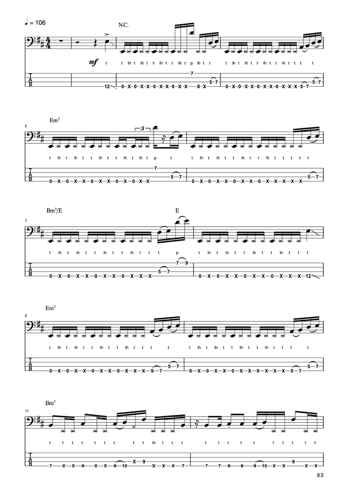 Love Games Bass Tab by Level 42 | Songsterr Tabs with Rhythm