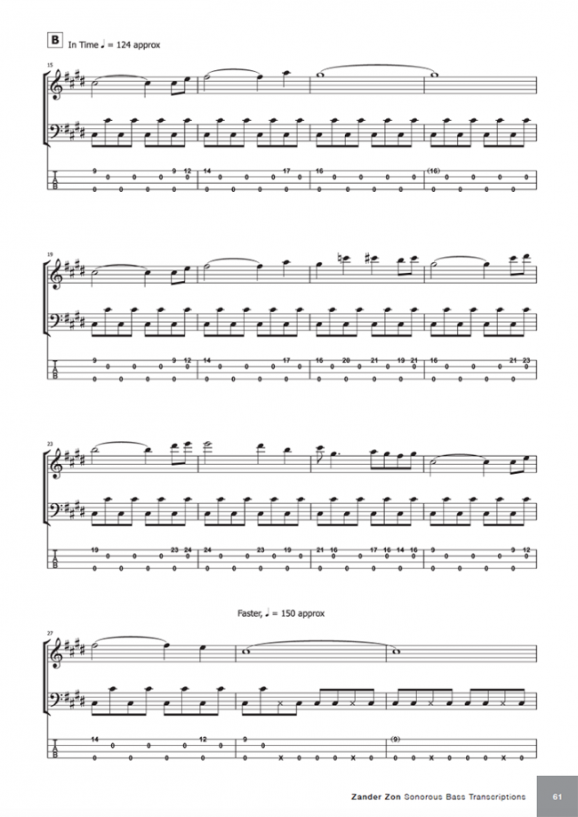 Sample page from Zander Zon - Sonorous Bass Transcriptions