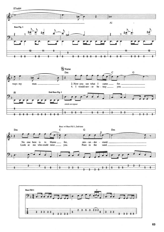Red Hot Chili Peppers Californication Bass Transcriptions Bassline Publishing