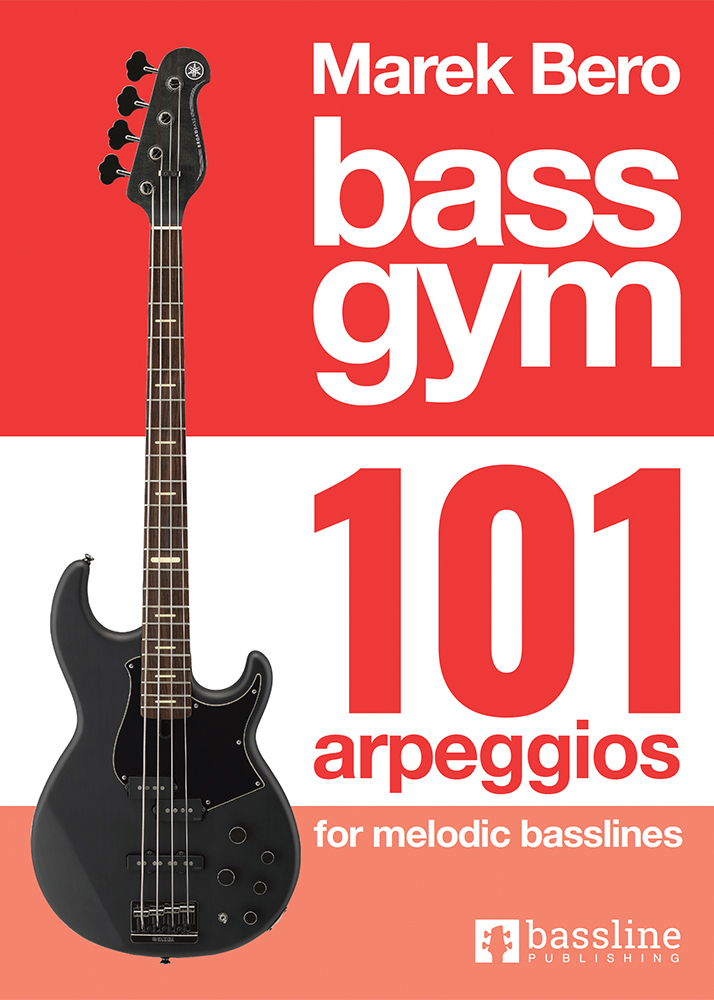 Front cover of Bass Gym - 101 Arpeggios for Melodic Basslines, Sample page