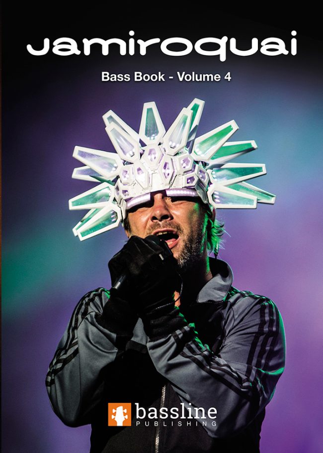 Front cover of The Jamiroquai Bass Book – Volume 4