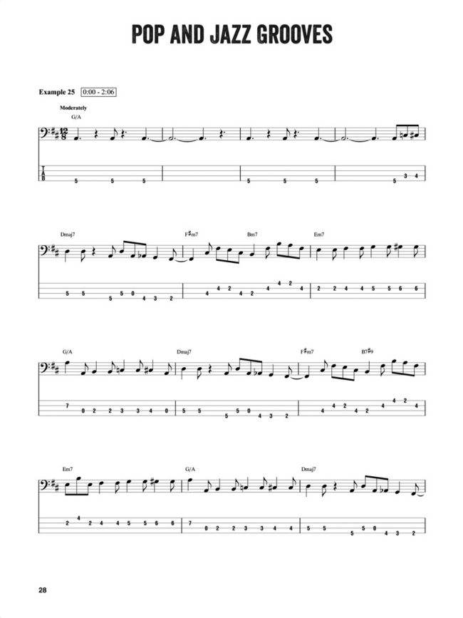 Sample page from Louis Johnson – Bass Master Class