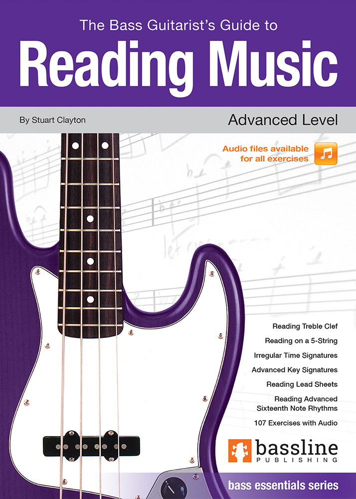 Front cover of The Bass Guitarist's Guide to Reading Music - Advanced Level