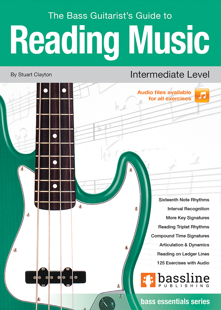 Front cover of The Bass Guitarist's Guide to Reading Music - Intermediate Level