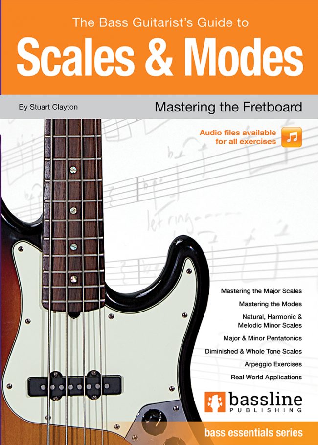 Front cover of The Bass Guitarist’s Guide to Scales & Modes