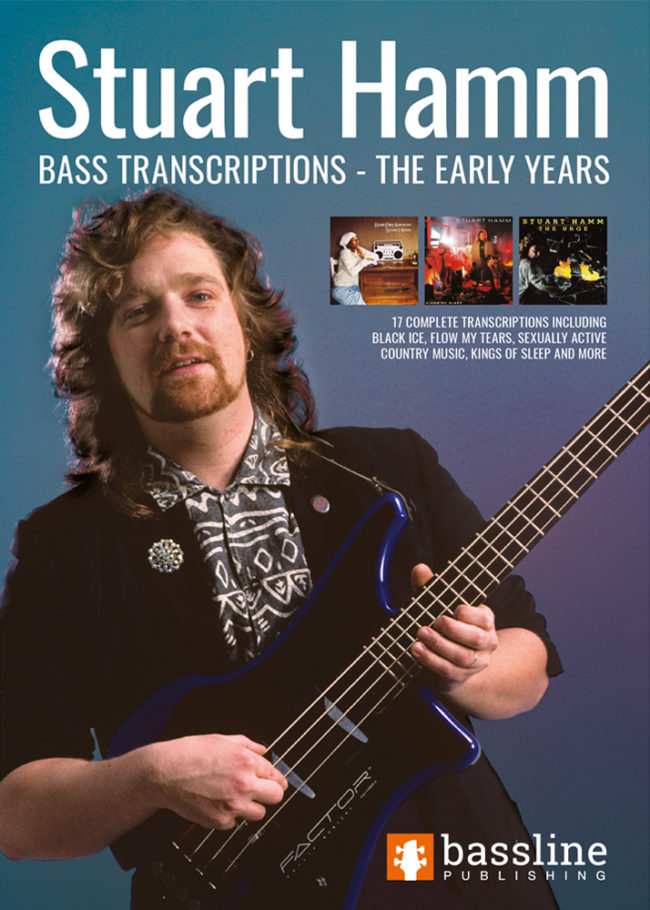 Front cover of Stuart Hamm Bass Transcriptions – The Early Years