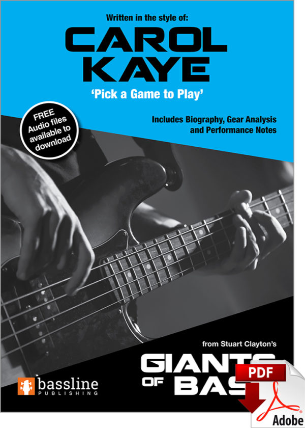 Giants of Bass – Carol Kaye (PDF Edition)