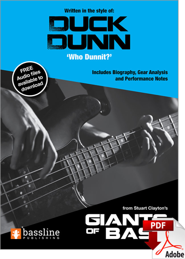 Giants of Bass – Duck Dunn (PDF Edition)