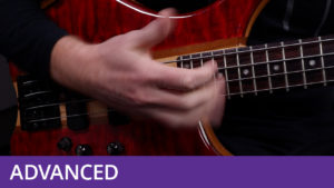 Advanced Level - Slap Bass Study #2