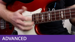 Advanced Level - Slap Bass Study #3
