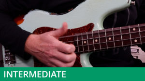 Intermediate Level - Slap Bass Study #4