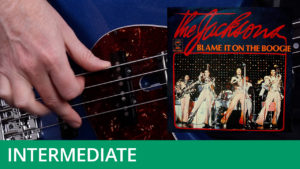 Blame It On The Boogie bass tutorial